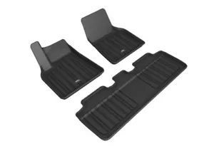 3D MAXpider E1TL02701809 for 20-23 Tesla Model Y Elitect 1st & 2nd Row Floormats - Picture 1 of 7