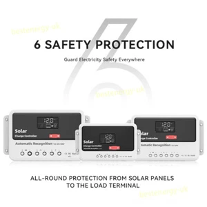 Auto 12V/24V/48V PWM Solar Panel Battery Kit Regulator Charge Controller 50A-60A - Picture 1 of 15