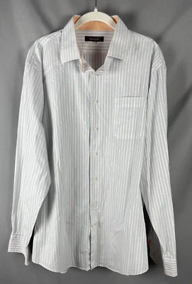 Santorelli Men's Striped Dress Shirt size 7.5 - Image 1 of 4