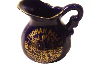 Mini brocca ceramica Multnomah Falls Oregon Ewer Sounenir - Foto 1 di 4