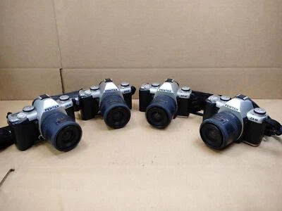 LOT of (4) PENTAX ZX-M 35 mm Film Camera w/ 50 mm Lens **UNTESTED**AS-IS** - Image 1 of 4