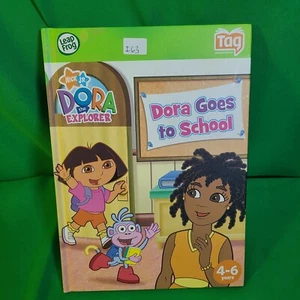LeapFrog Tag Reading System Dora the Explorer Nick Jr Dora Goes to School - Picture 1 of 5