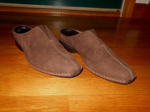 Slip Timberland in pelle marrone Donna taglia 9 M Ottime condizioni