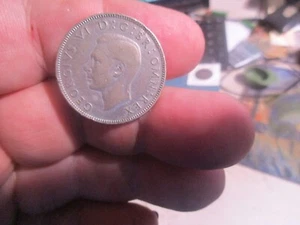 Britain - 1938 Silver Florin - George VI - Picture 1 of 2