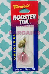 KOSTENLOSER SCHNELLER VERSAND! BRANDNEU! Wordens Hahnschwanz Inline-Spinner 1/24 oz 204-RBOW - Bild 1 von 7