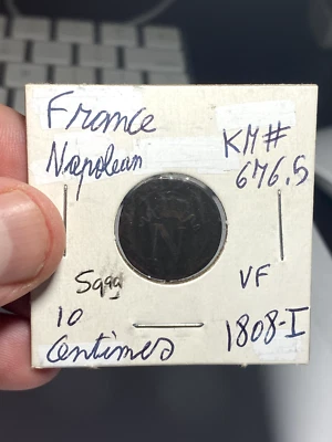 1808 I Francia 10 céntimos - Napoleón Foto 1 de 2