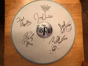 This a Drum Head Used By The Fab Faux At The Wellmont Theater on 02/27/2016 - Picture 1 of 5