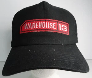 Warehouse 13 TV Logo Embroidered Patch on Black Trucker Cap/Hat - Picture 1 of 3