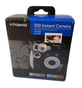 Brand New Polaroid PIC-300 Instant Film Camera - Black In Box
