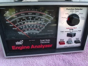 Vintage Sears Inductive Engine Analyzer 2821423 With Original Box - Foto 1 di 10