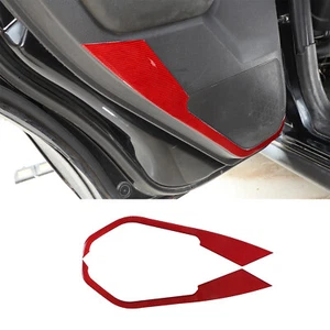 Red Carbon Car Door Panel Anti Kick Trim Protector Sticker For Hummer H3 2005-09 - Bild 1 von 11