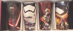 Star Wars Episode VII The Force Awakens Hero Villain Glassware 4 - Picture 1 of 9