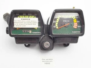 1986 CAGIVA ELEFANTRE 125 TACHOMETER SPEEDOMETER GAUGES INSTRUMENT ELEFANT-3 - Picture 1 of 7