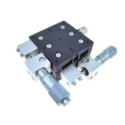 XY Axis Linear Stage Manual Trimming Platform Tuning Sliding Table 40/50/60/90mm - image 1 of 4