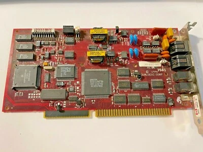 RARE VINTAGE DIALOGIC CORP PROLINE 2V ISA SOUND CARD VOICE FAX MODEM MXB15 - Image 1 of 3