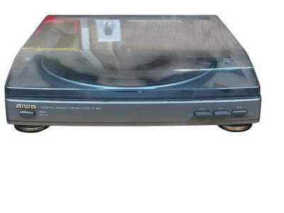 Aiwa PX-E850U Stereo Full Automatic Turntable System 33/45 Powers On Parts READ - Image 1 of 4