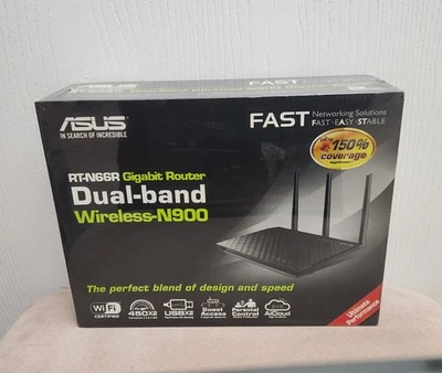 Nuevo router inalámbrico Gigabit de doble banda ASUS RT-N66R Wireless-N900 Foto 1 de 4