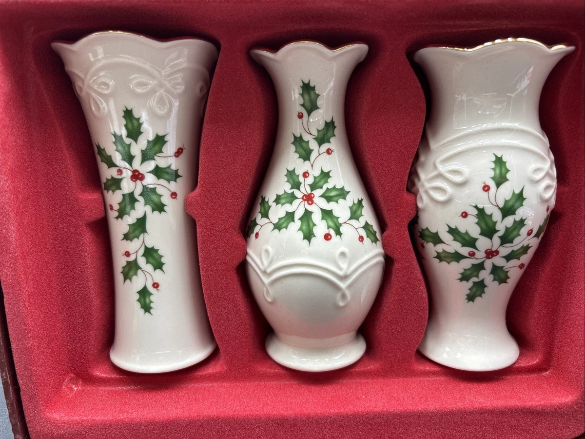 lenox christmas vase products for sale | eBay