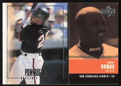 1999 Upper Deck PowerDeck Auxiliary Power Barry Bonds Card #AUX-19 - Giants - Image 1 of 2