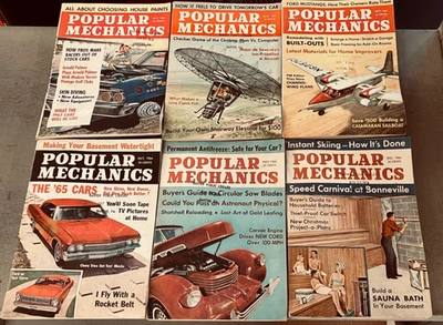 VTG Popular Mechanics Magazine, 1964 Jan-Dec 12 issues - Image 1 of 2