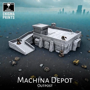 Machina Depot - 28mm 3d Printed Sci-Fi Wargaming Terrain | Outpost - Picture 1 of 11