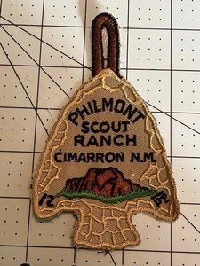 PHILMONT SCOUT RANCH CIMARRÓN NUEVO MÉXICO PUNTA DE FLECHA PARCHE BOY SCOUT (RO) #5 - Imagen 1 de 2