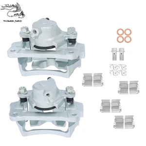 2× Disc Brake Caliper w/ Bracket For Toyota 4Runner 2003-09 FJ Cruiser 19-P2726 - Picture 1 of 12