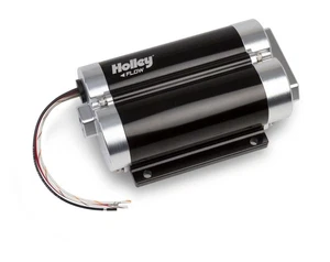 Holley 160 GPH Aluminum Dominator In-Line Billet Fuel Pump Dual Inlet Strip Carb - Foto 1 di 2