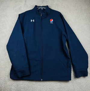 Giacca Under Armour Pepsi Uomo 3XL XXXL Blu ColdGear Storm Full Zip Logo LEGGI - Foto 1 di 13