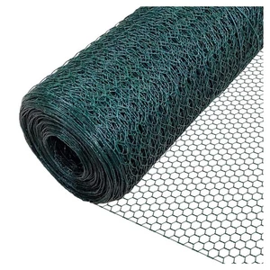 SET 3PZ RETE METALLICA PLASTIFICATA 0.5X3MT MAGLIA ESAGONALE 19MM RECINZIONE 020 - Foto 1 di 8