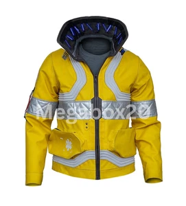 Cyberpunk 2077 Yellow Cosplay Jacket - Cyberpunk David Martinez Cosplay Costume - Picture 1 of 9