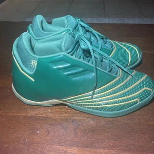 Adidas T-MAC 2 Restomod SVSM Basketballschuhe grün gold FY9931 Herren Größe 11 - Bild 1 von 9
