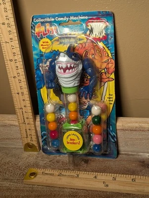 Vintage 1995 Street Sharks Flix Candy Dispenser  Ripster Jaw Breakers - Sealed - Image 1 of 3