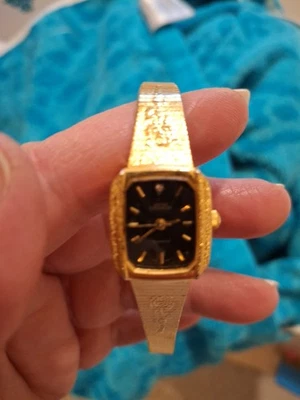 Sarah Coventry Women's Quartz Watch Gold Tone with Diamond Accent - Image 1 of 4