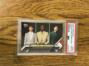 2024 Topps Now Draft #DRSW Zaccharie Risacher Alex Sarr Victor Wembanyama PSA 10 - Bild 1 von 2