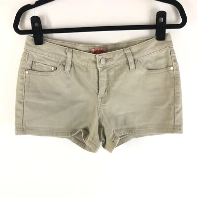 Pantalones Cortos Vaqueros No Boundaries Juniors Denim Bolsillos con Solapa Elastizados Beige 5 Foto 1 de 3