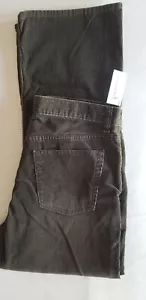 BANANA REPUBLIC Men Boot Cut 100% Cotton Pin Cord Jean - 35x30 Brown 309060 - Picture 1 of 5