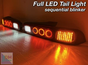 JDM Honda Integra DC1 DC2 2dr Full LED tail light Sequential blinker OEM Type R - Picture 1 of 17