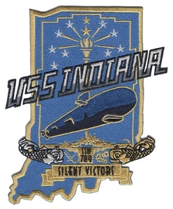 USS Indiana SSN 789 Patch - Picture 1 of 1