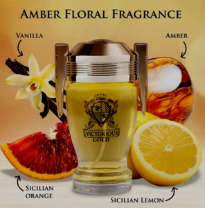 Victorious Gold for men & Women Perfume 3.4 oz Urban (USA seller) - Picture 1 of 2