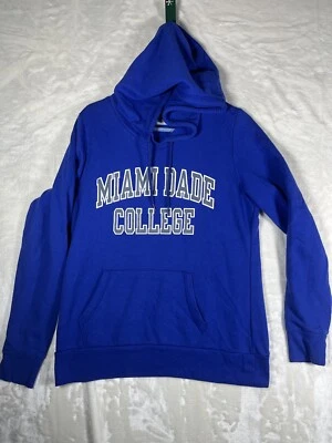 Miami Dade College Hoodie Womens Large Blue Champion Pullover Sweatshirt Golf - image 1 of 4