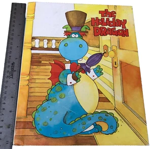 Vintage Book The Holiday Dragon Adventures of Lilly Marie Ray Broekel 1979 Texas - Picture 1 of 12