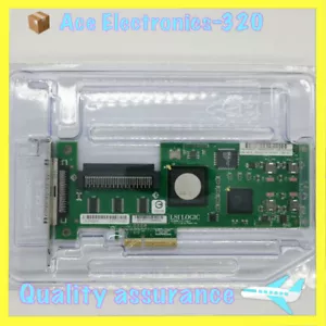 Low profile bracket LSI Logic SCSI LVD/SE Controller PCI LSI20320IE Express x4 - Picture 1 of 6