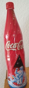 Coca Cola Glas Flasche Serie Limitee 2002 1 Liter Sammler Vintage Rar LEER - Bild 1 von 8