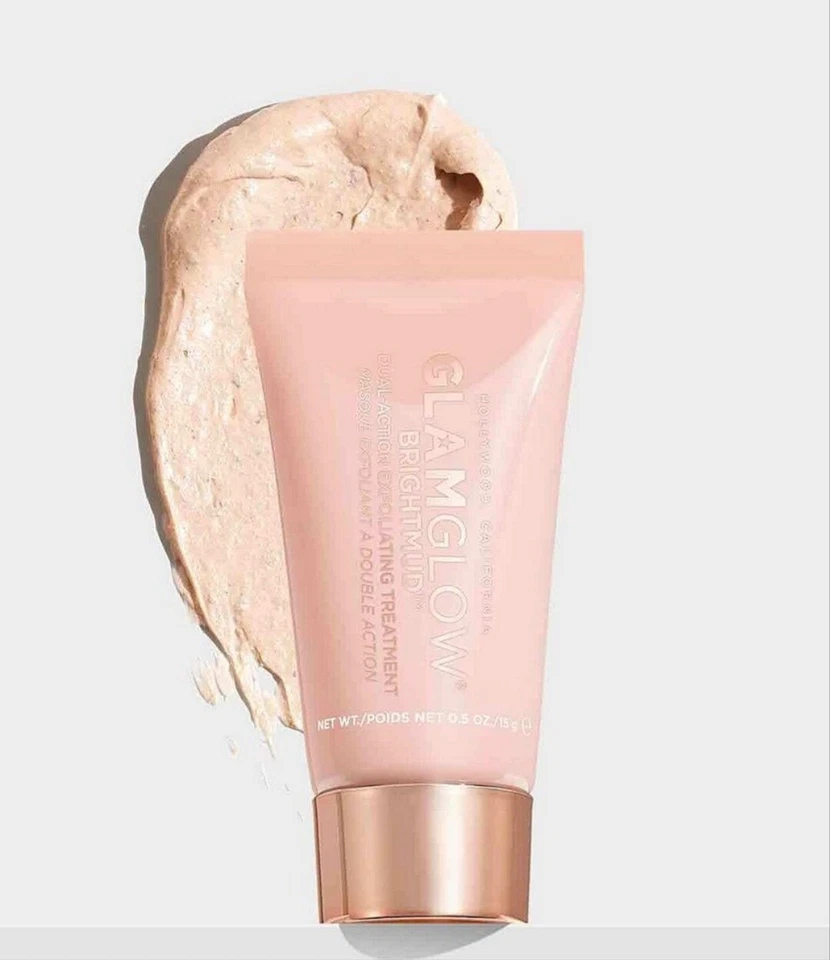 GlamGlow Brightmud Dual-Action Exfoliating Treatment 0.5 oz/15g - Image 1 of 4