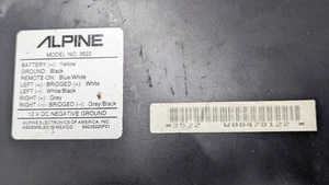 Alpine 3522 Auto Audio Bridgeable Endstufe Vintage guter Zustand - Bild 1 von 8