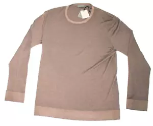 New $545 CORNELIANI Tubular Crewneck Sweater Men's Large L EU 56 Wool Thin Knit - Picture 1 of 6