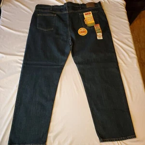 Wrangler Jeans 5 Star Premium Denim Mens Sz 48x30 Blue 9VRGAMD Regular Fit HighR - Picture 1 of 15