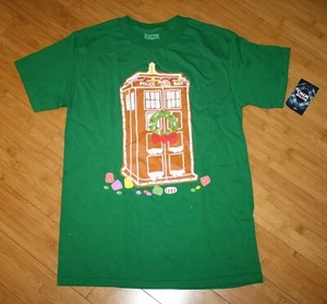 T-Shirt Ripple Junction Doctor WHO Weihnachten Lebkuchen Anrufbox 2009 S klein - Bild 1 von 5