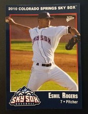 2010 Multi-Ad Colorado Springs Sky Sox Esmil Rogers #26